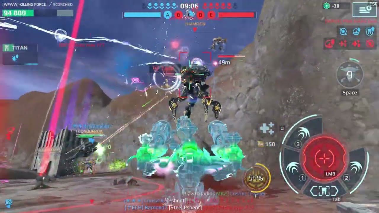 War Robots Personal accounts first video