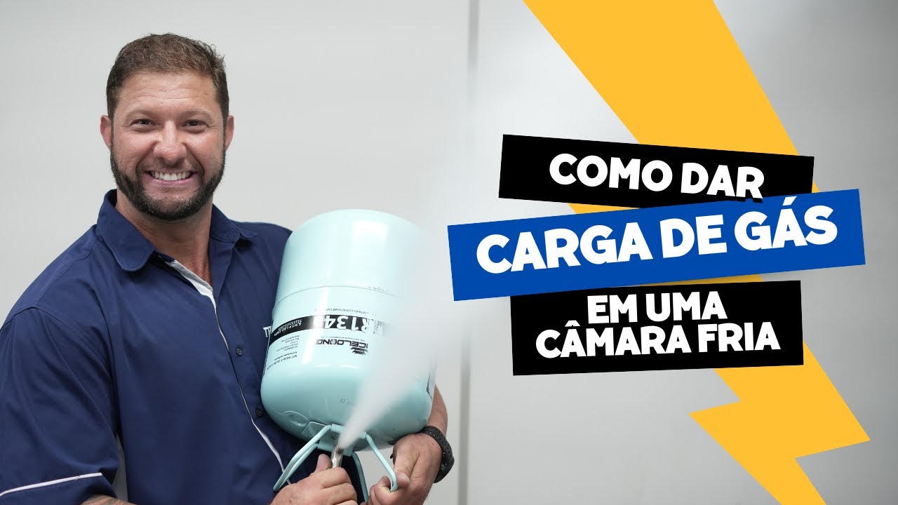 Como dar carga de g&aacute;s em uma c&acirc;mara fria