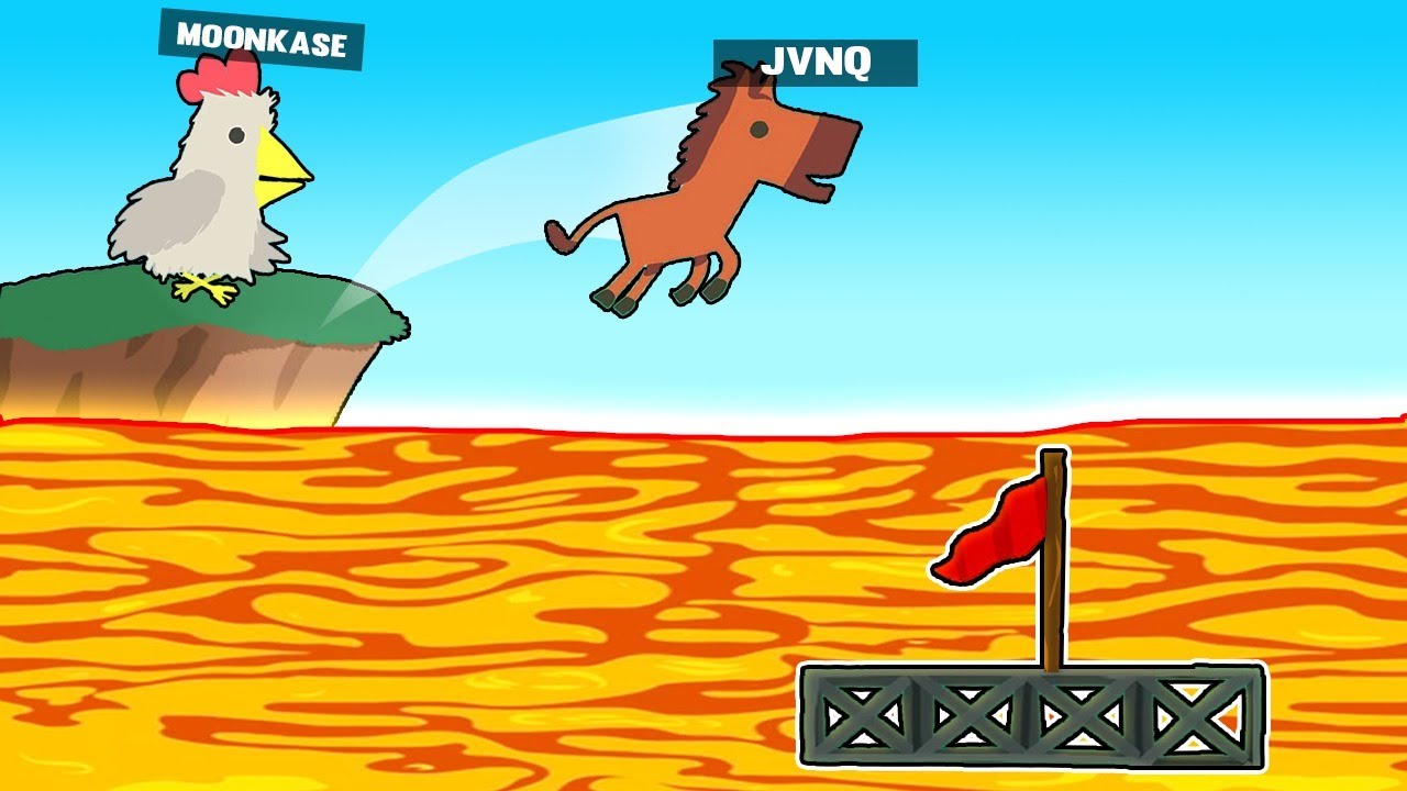 PULE na LAVA e VENÇA? | ULTIMATE CHICKEN HORSE