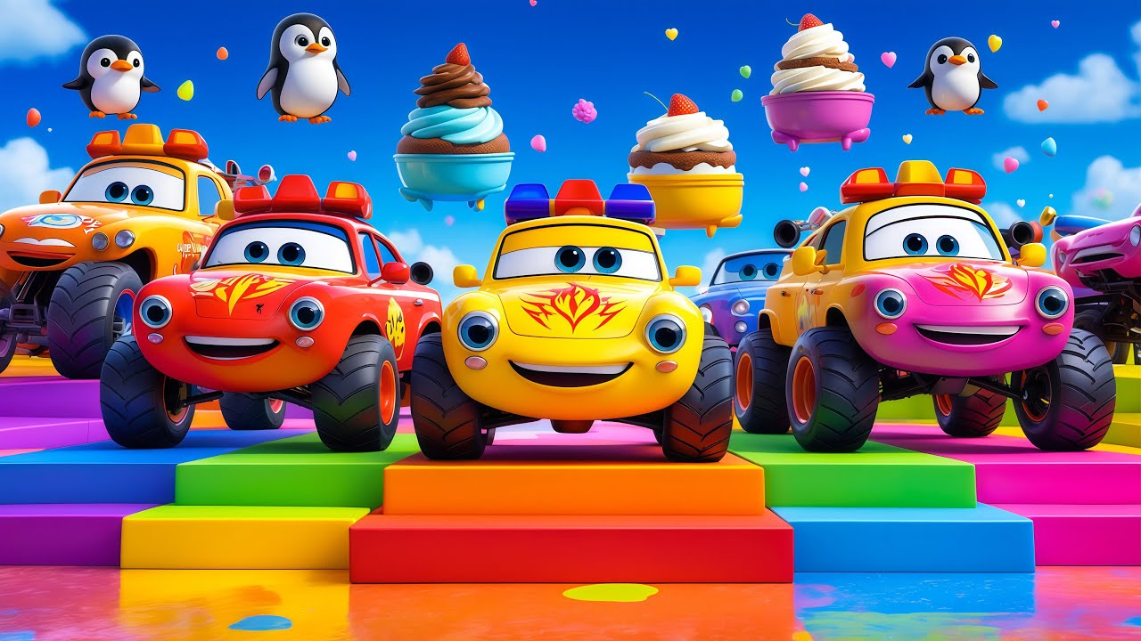 Long Slide Game With Cow Elephant Gorilla Hippopotamus Tiger 3d Animal Game Funny 3d Animals