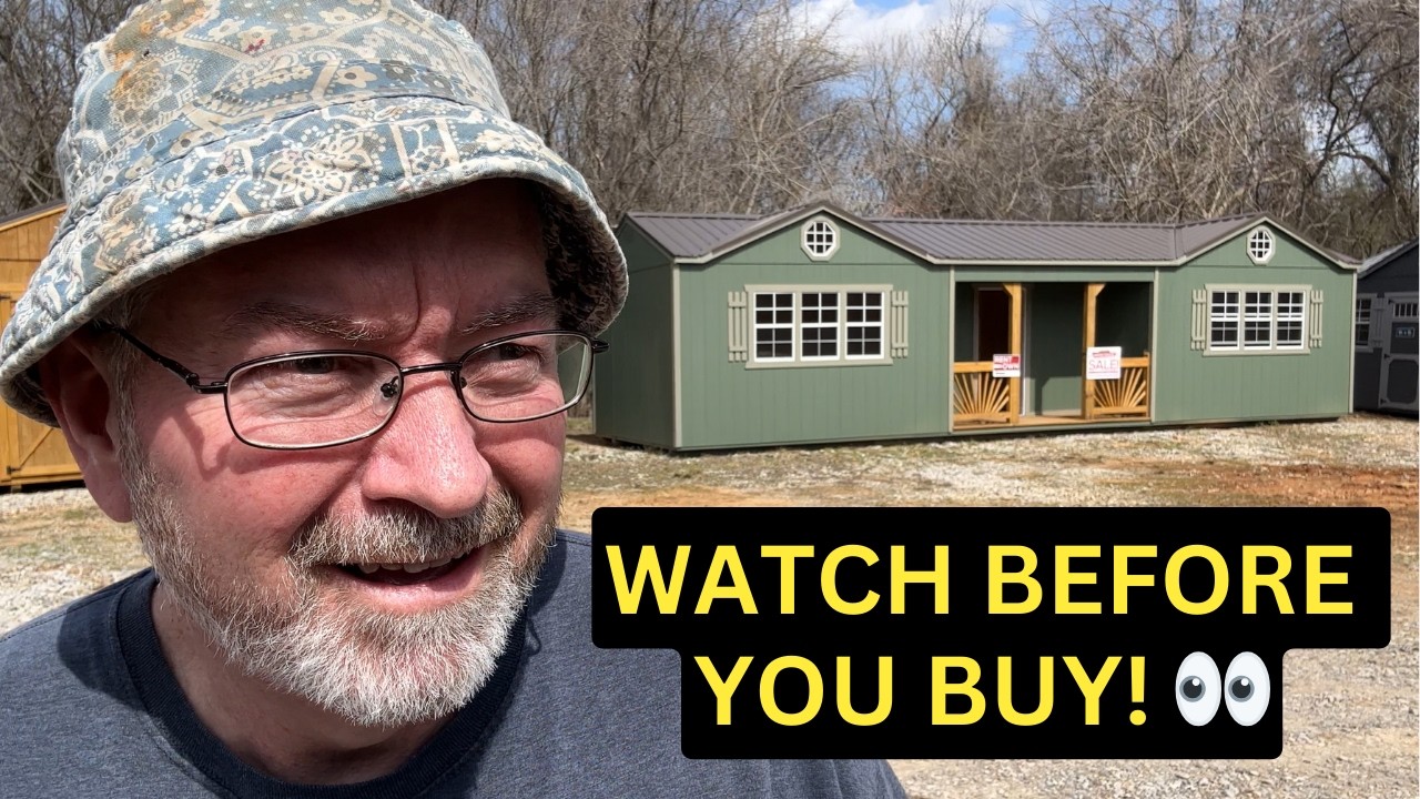 Shed Buyers BEWARE! Don&rsquo;t Waste Money on the WRONG Tiny Home Shed!