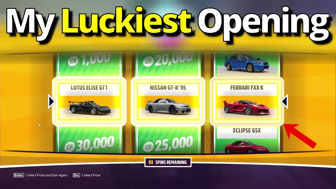 Моё *САМОЕ УДАЧНОЕ* открытие Wheelspin в Forza!