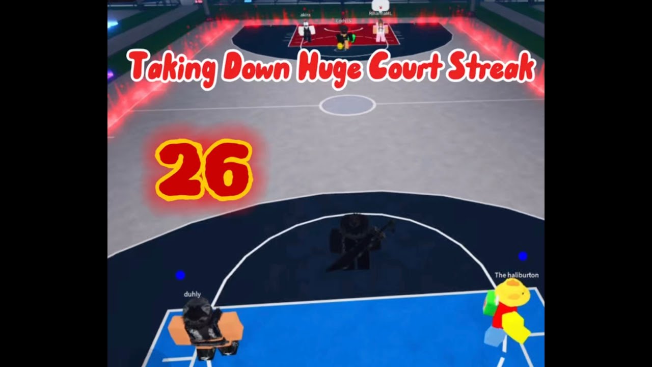 Taking Down A Huge 3v3 Court Streak In Basketball Legends