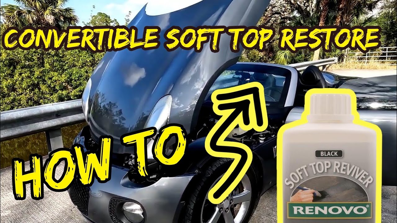 DIY Convertible Top Restoration Guide - Pontiac Solstice, Saturn SKY, and All Cloth Tops!