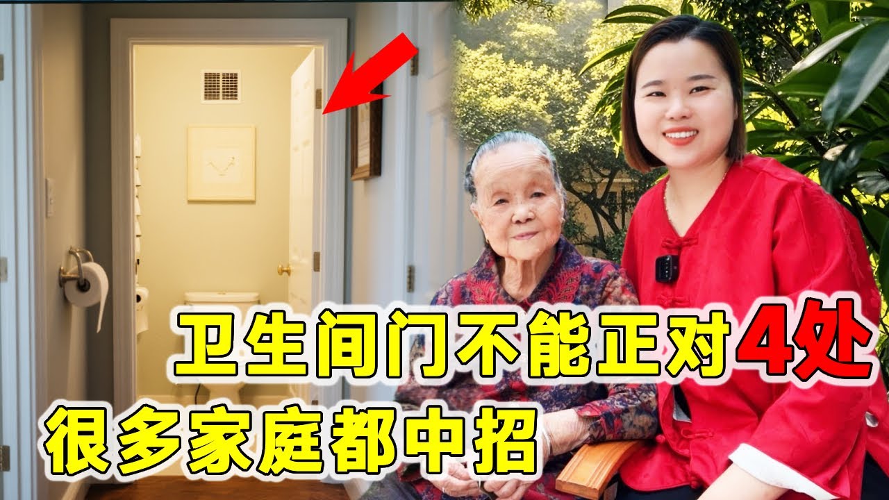 卫生间门不能正对4处，很多家庭都中招，快看看你家有没有？