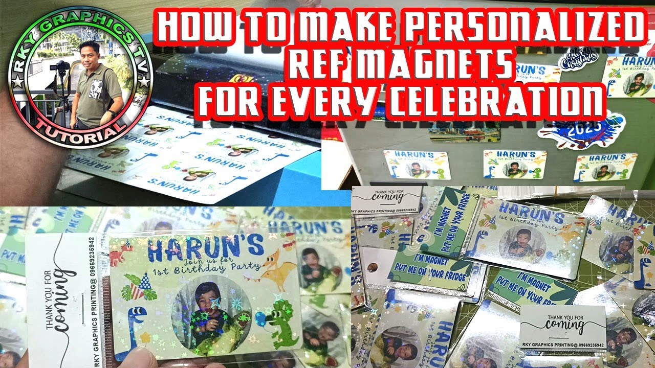 How to Make Personalized REF Magnets for Every Celebration