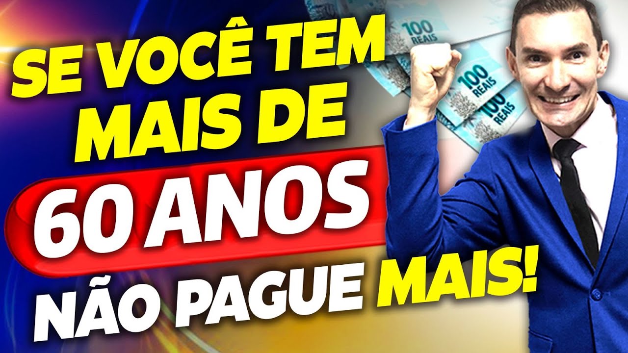🚨SAIU: QUEM tem 60 ANOS ou MAIS NÃO precisa MAIS PAGAR essas 6 CONTAS!