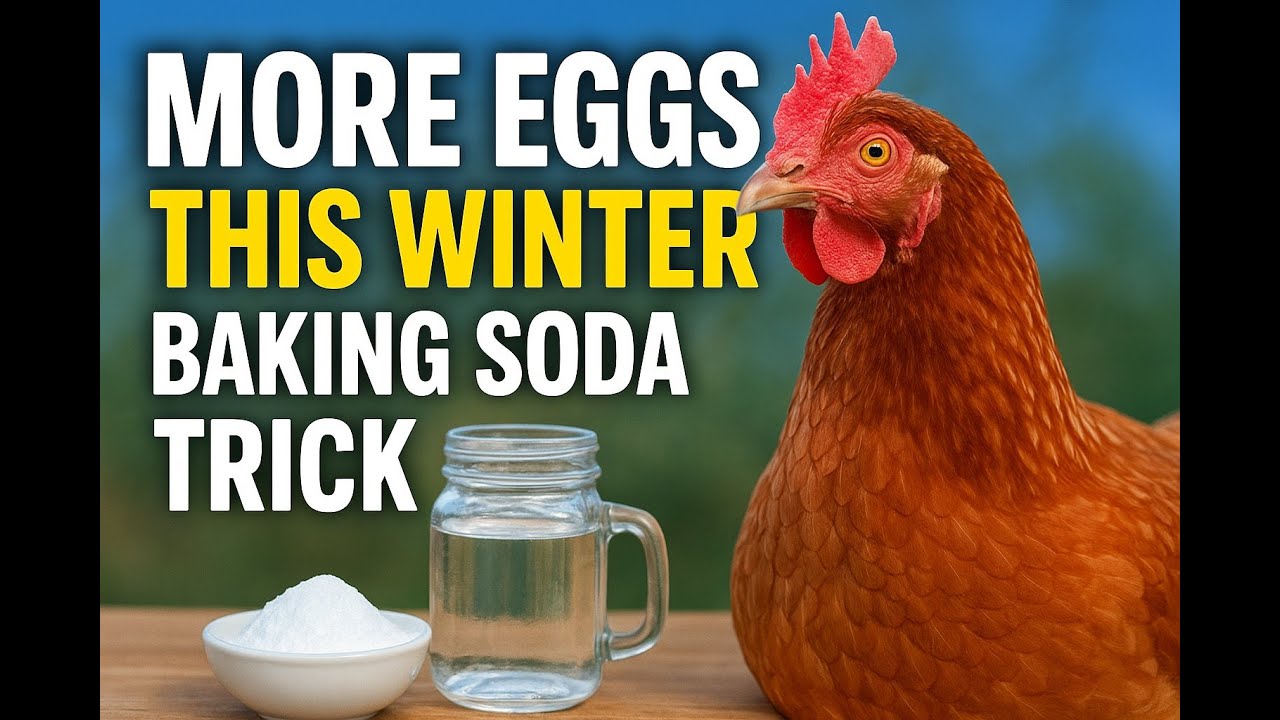 Baking Soda in Chickens&rsquo; Water 🐓 | Boost Egg Production This Winter Naturally!