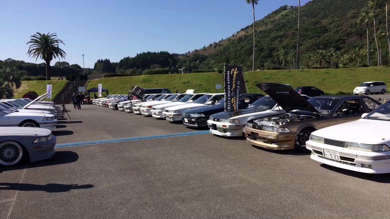 20ソアラいっぱい！スピスタ九州20周年記念オフ！① 20SOARER GZ20 MZ20 MZ21 車高短フェリー