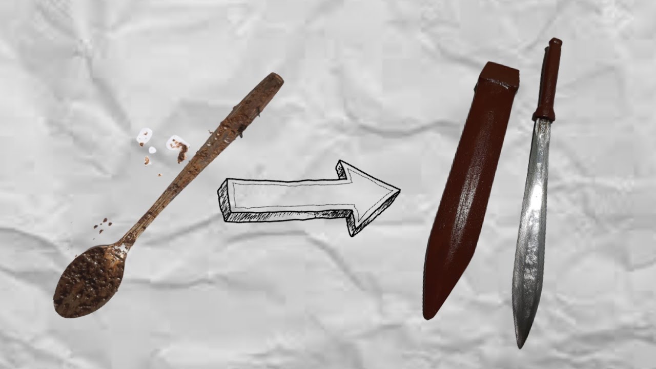 HOW TO MAKE a Small Sword From a Spoon
