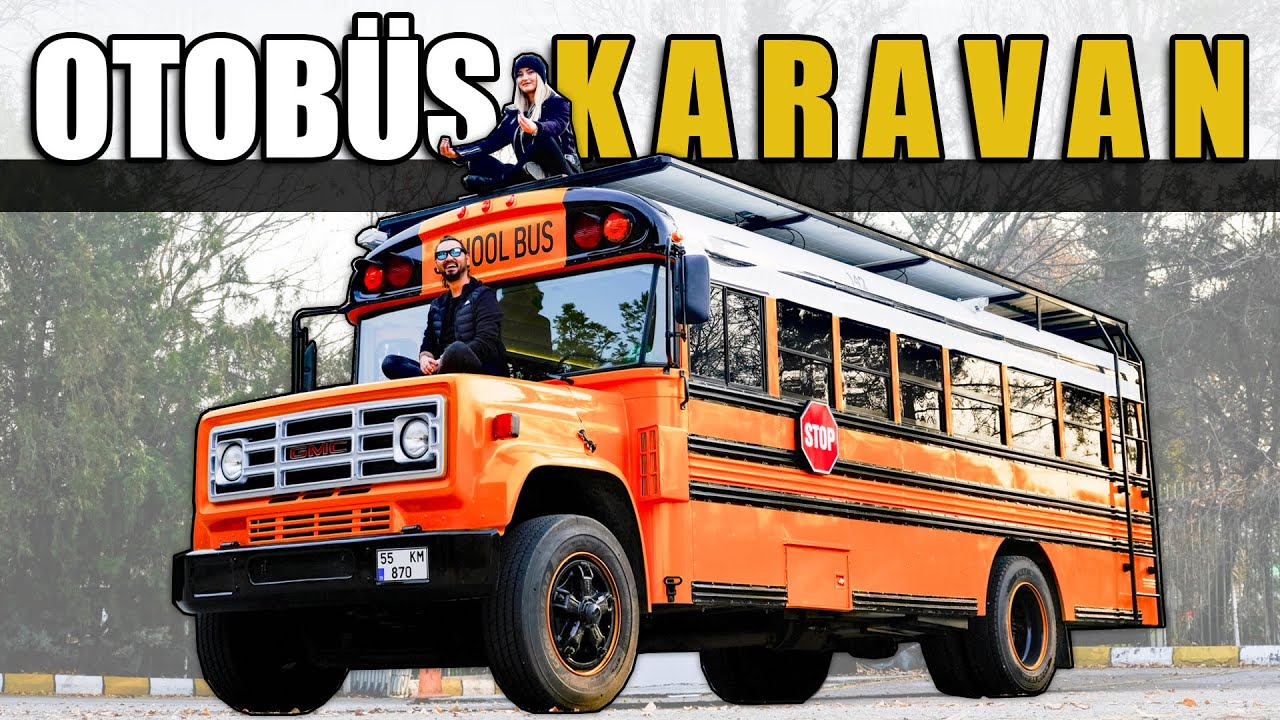 Hurdalıktan Alınan School Bus' ın Otobüs Karavana Dönüşümü  | 1990 GMC Bluebird