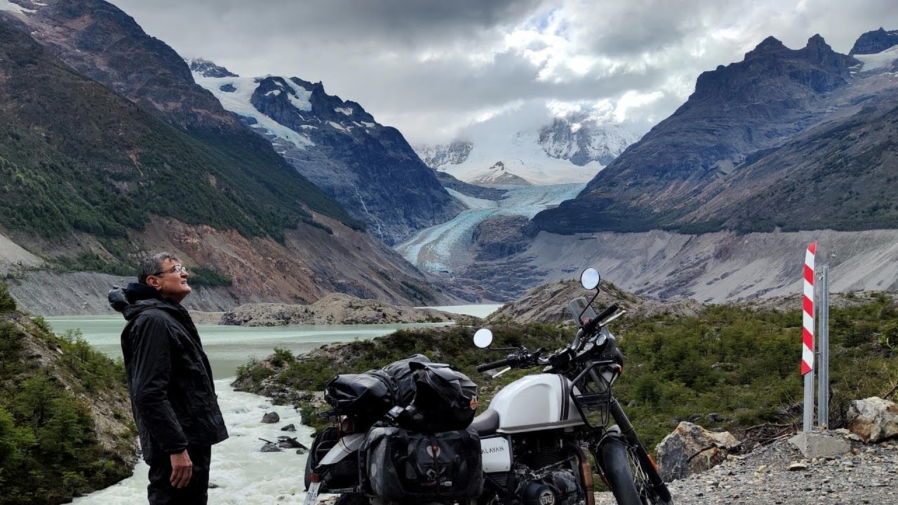 Como llegar en moto hasta un Glaciar
