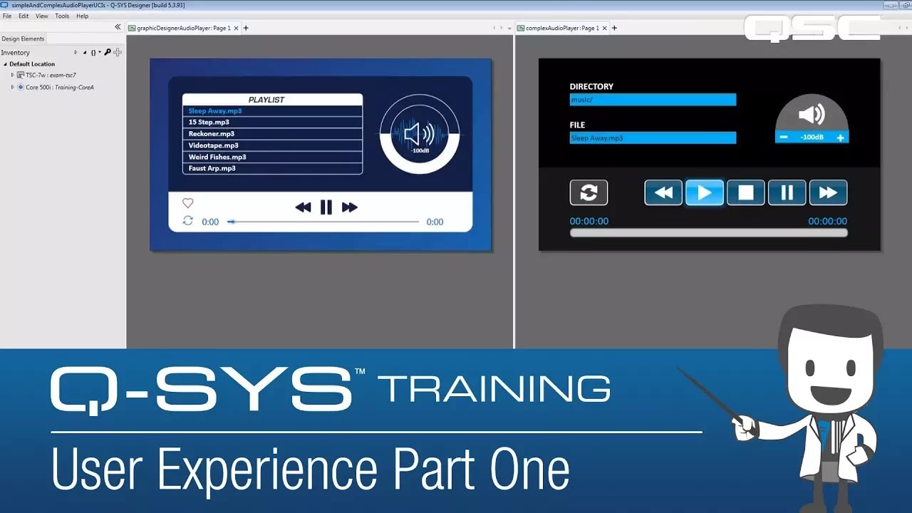 Q-SYS Training – Control Overview: User Experience (UX) Part One (English)