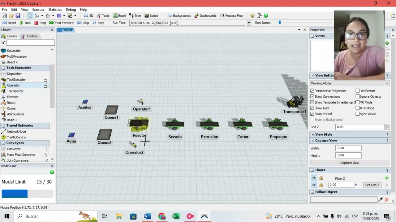 SIMULACIÓN FLEXSIM - PRODUCCIÓN DE JABONES