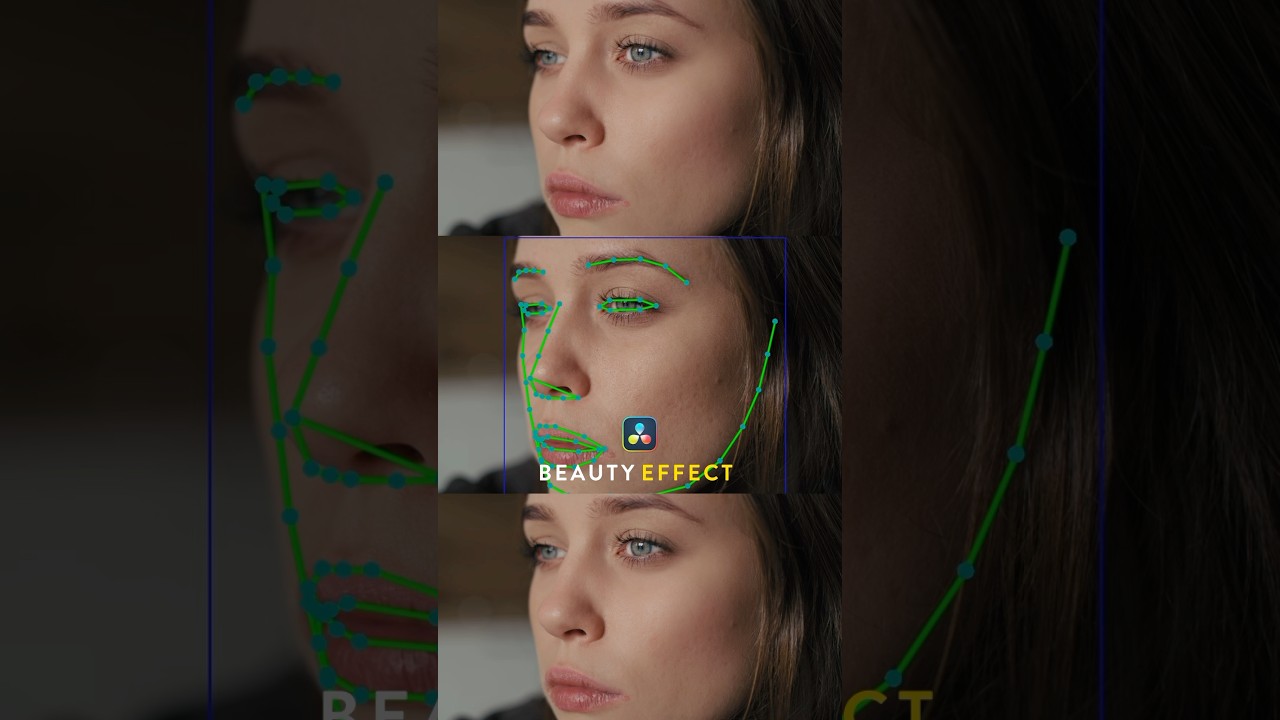Коррекция лица в DaVinci Resolve 20