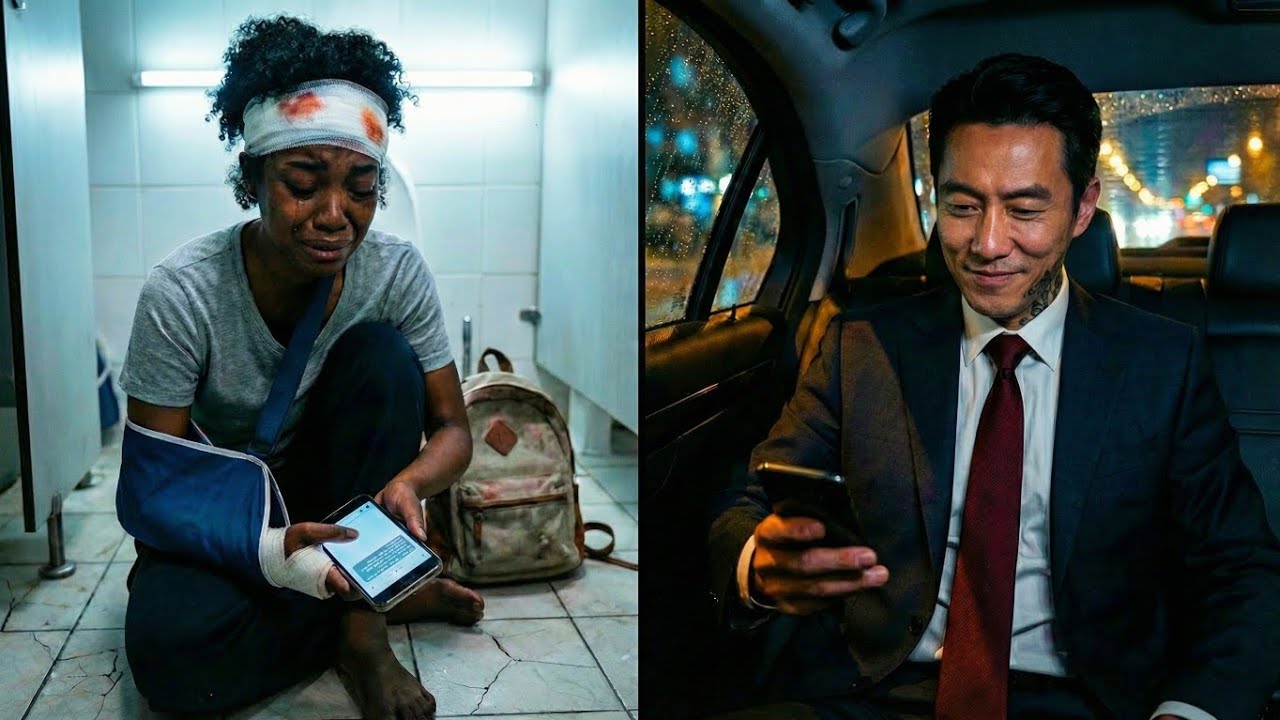 SHE TEXTED “HE BROKE MY LEG” TO THE WRONG NUMBER… THE KOREAN MAFIA BOSS ANSWERED.