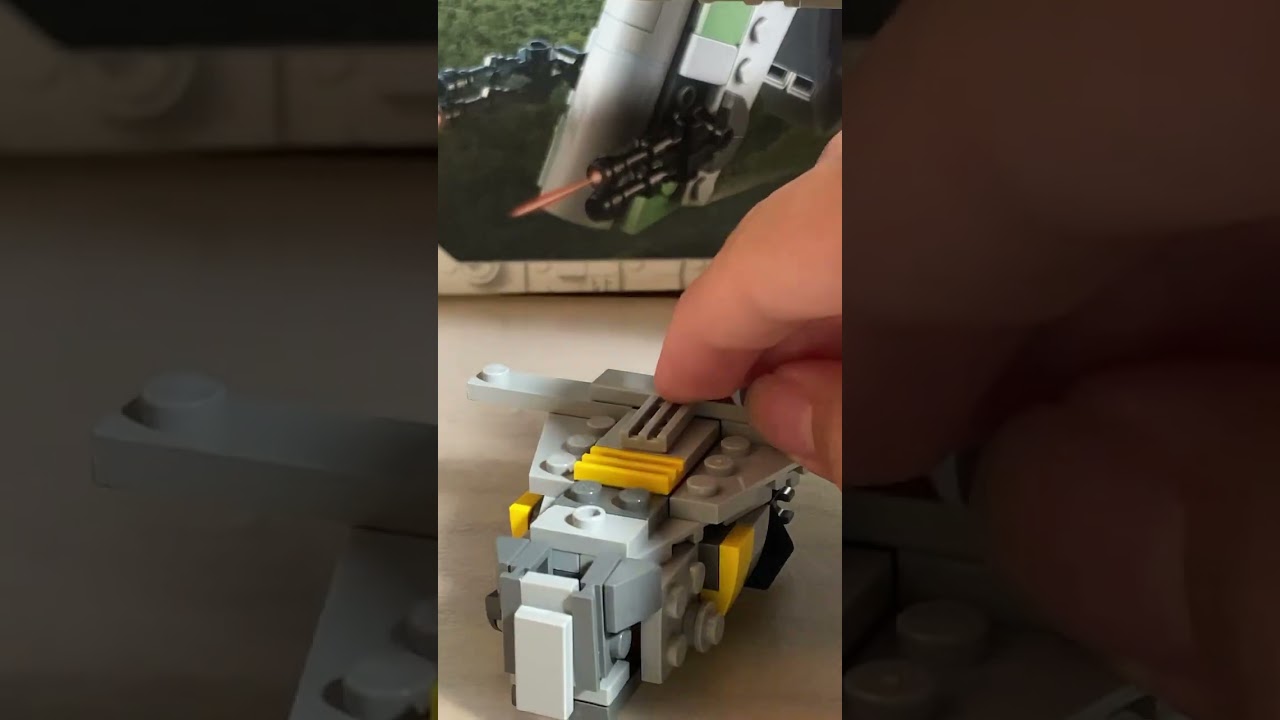 #lego #starwars mini razor crest from #mandalorian