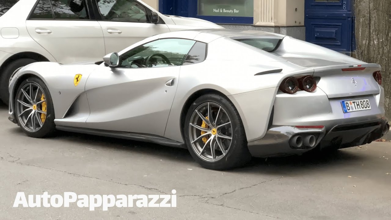 Supercars in Berlin: Lamborghini Aventador SVJ Roadster, Ferrari 812 Superfast and more!