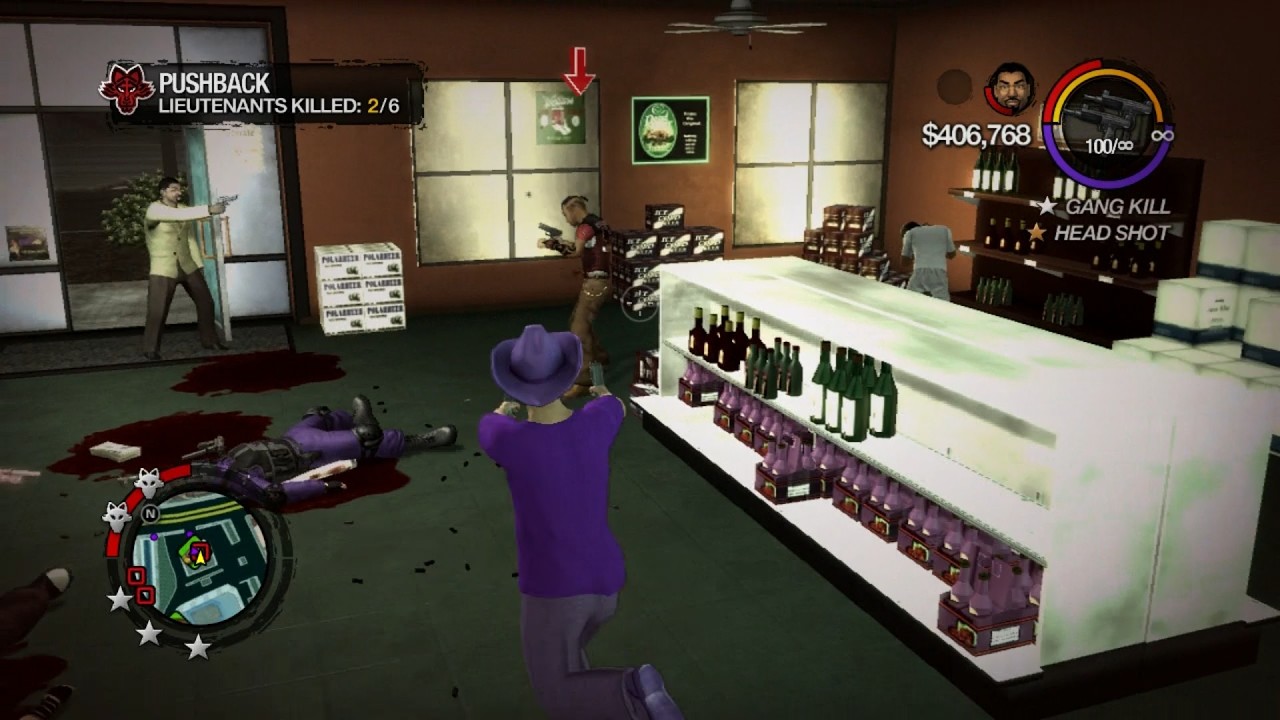 Saints Row 2 - PS3 - Pushback - Sommerset (Blind, Hardcore Difficulty)