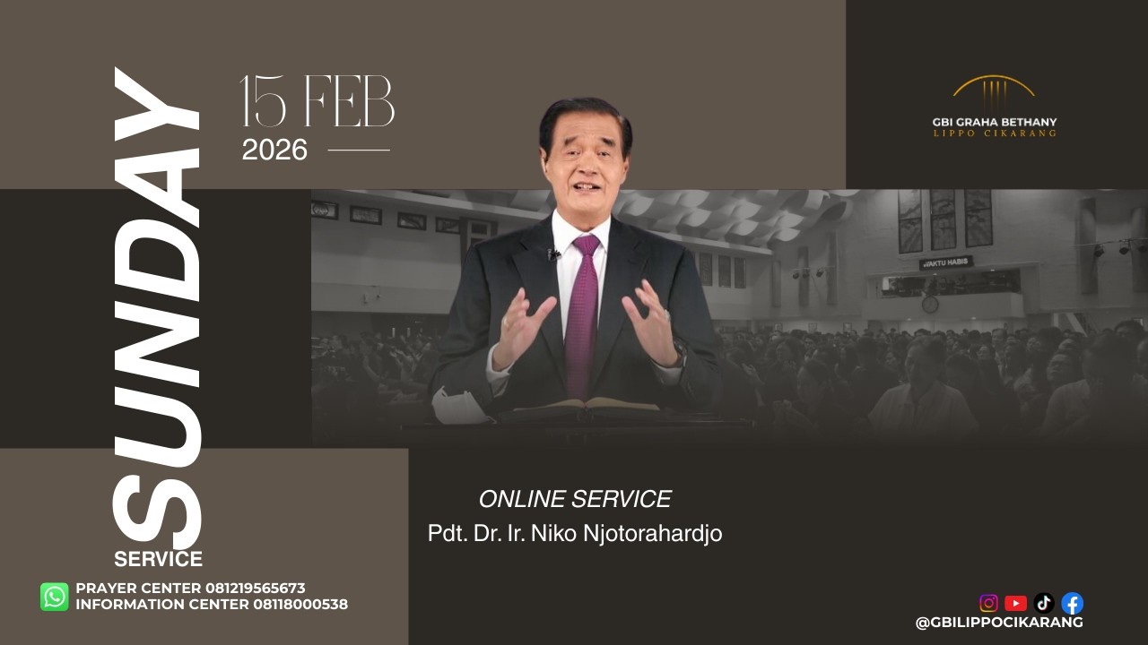 Ibadah Raya -4 GBI Graha Bethany -Lippo Cikarang -Minggu, 15 Feb 2026.