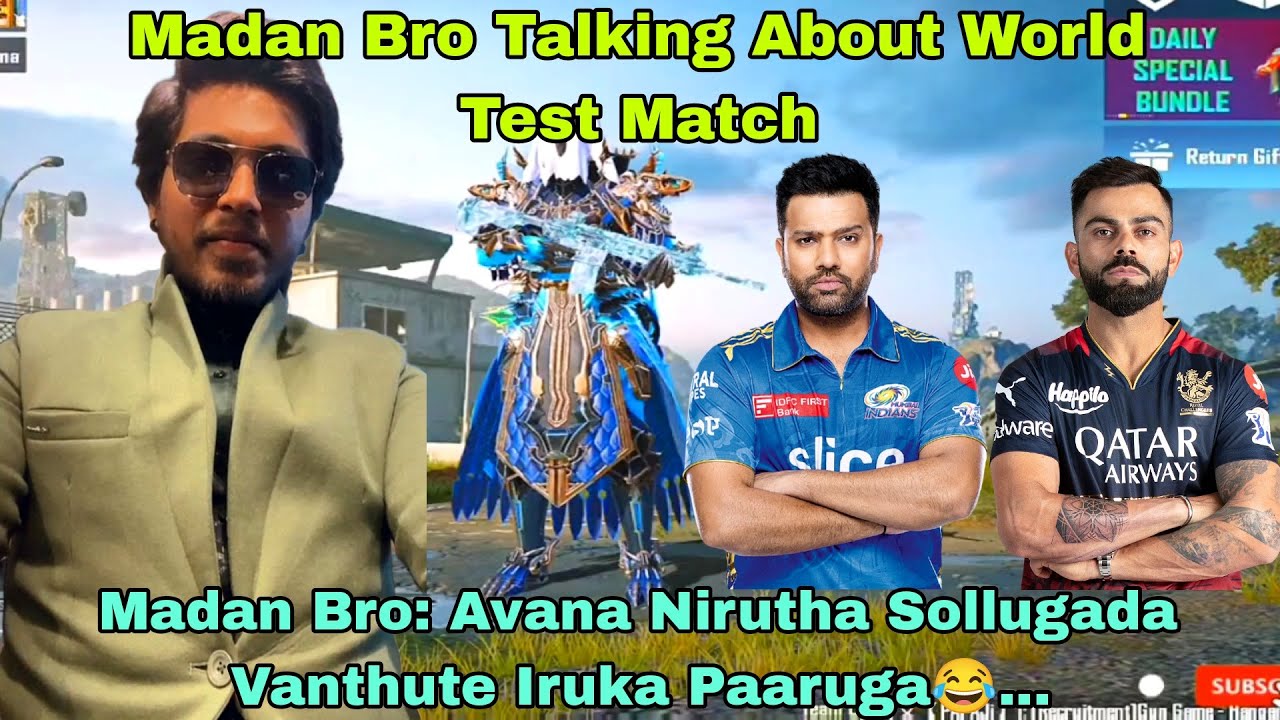 Madan Talking About Rohit Sharma/Virat Kohli World Test Match/Madan Op