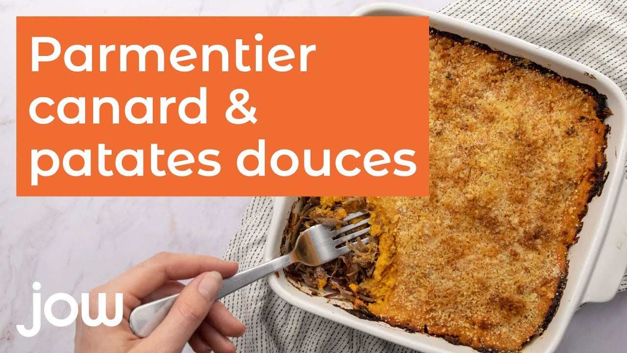 Recette de parmentier de canard aux patates douces