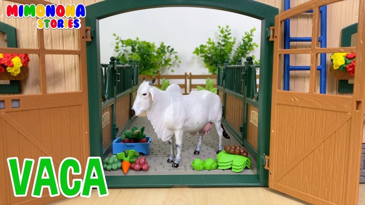 TOC TOC ¿Hola, quien es? Animales dela Granja Para Niños🐷🐮 + Familias de Animales ✨ Mimonona Stories