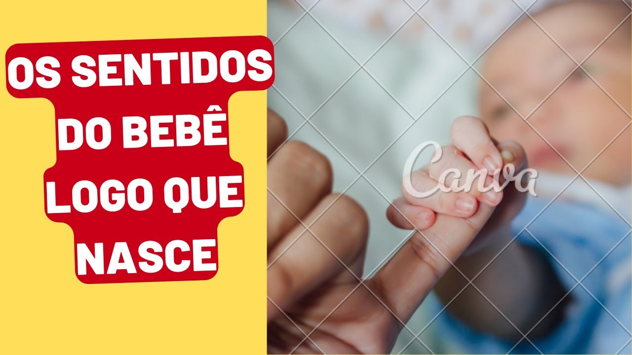 os sentidos do beb&ecirc; logo que nasce