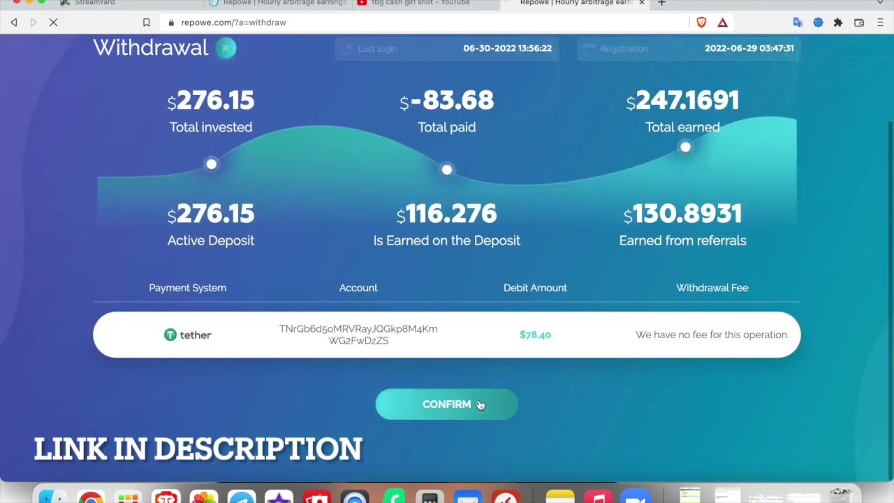 REPOWE PAYING! 2% HOURLY!! LIVE WITHDRAWAL ! VERY HIGH RISK ! Golden hyip sites list, hyips daily