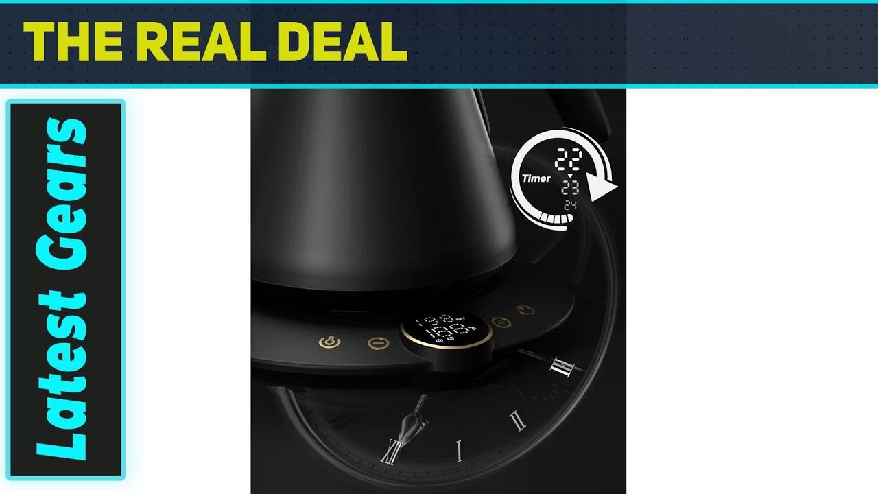 Gooseneck Electric Kettle – Best Precision Temperature Control for Coffee & Tea