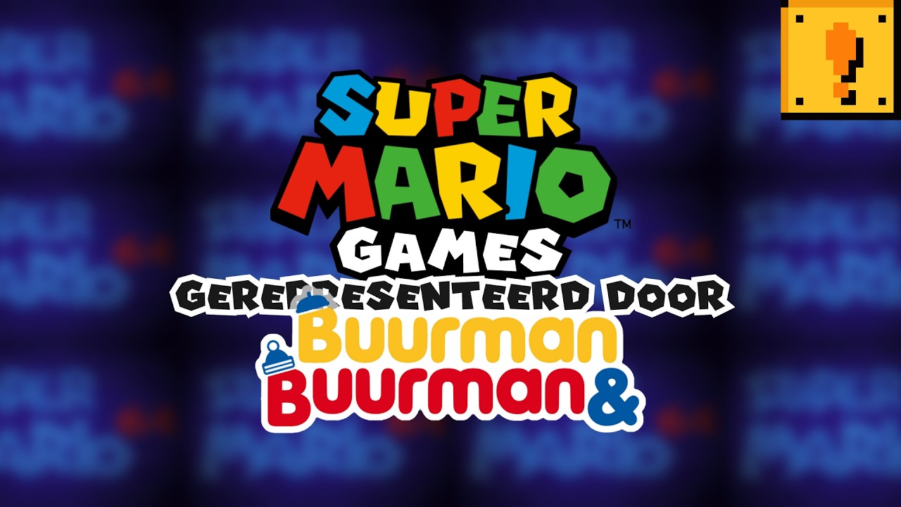 Mario games gerepresenteerd door Buurman & Buurman
