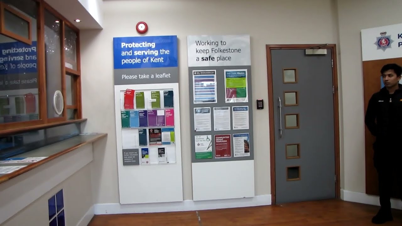 Auditing Inside Folkestone Police Station