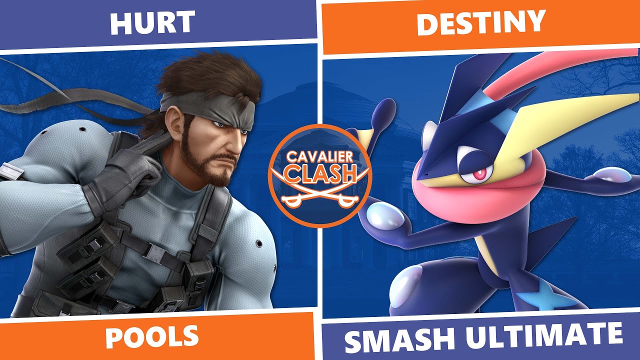 Cavalier Clash 7: Pools - Hurt (Snake) Vs. Destiny (Greninja) SSBU