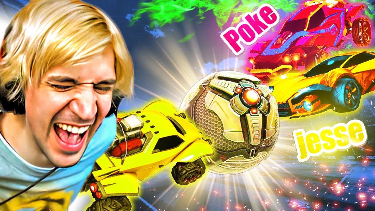 THE CRAZIEST ROCKET LEAGUE TRIO FT. JESSE & POKE #13