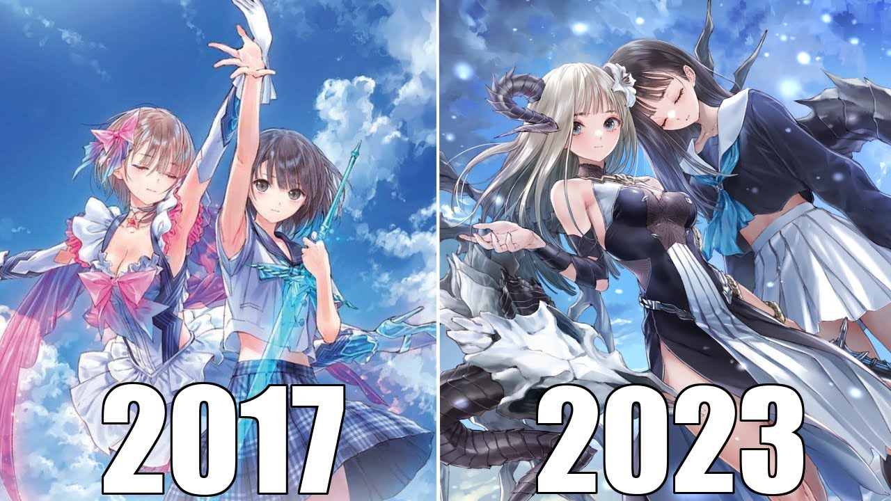 Evolution of Blue Reflection Games [2017-2023]
