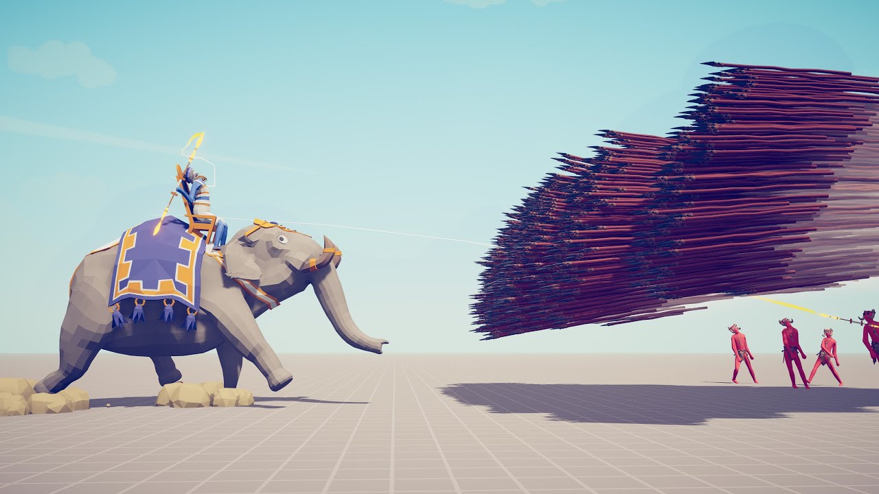 SACRED ELEPHANT vs 3x EVERY GOD - Totally Accurate Battle Simulator TABS