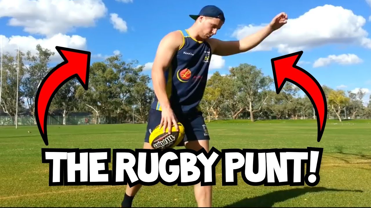 How to do a Punt Kick | Rugby Skills Tutorial