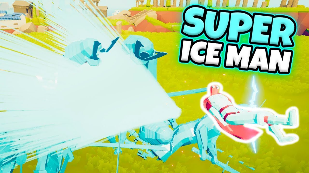 SUPER ICE MAN VS EVERY FACTION | TABS MODDED GAMEPLAY