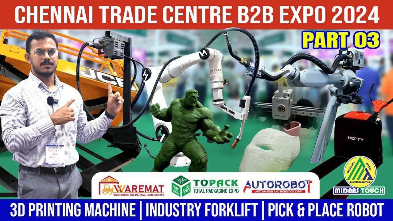 B2B Expo 2024 | 3D Printing Machine | Welding Application Robots