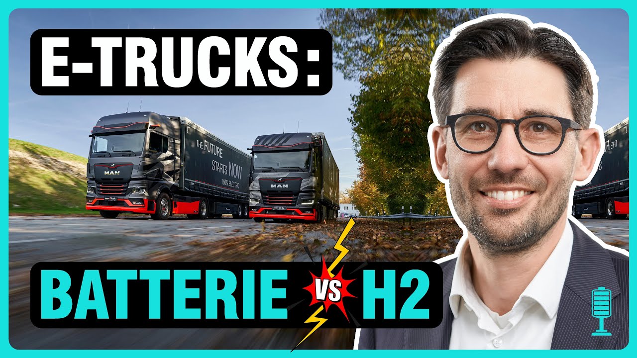 MAN: Batterie-Lkw vs. Wasserstoff-Lkw - Dr. Jürgen Wagner | Geladen Podcast