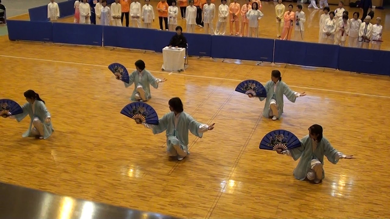 京都府武術太極拳競技大会2020　集団　太極扇