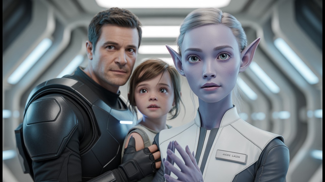 She Was Terrified While Serving Him — Then a Human Father Asked One Question That Shook the Galaxy |