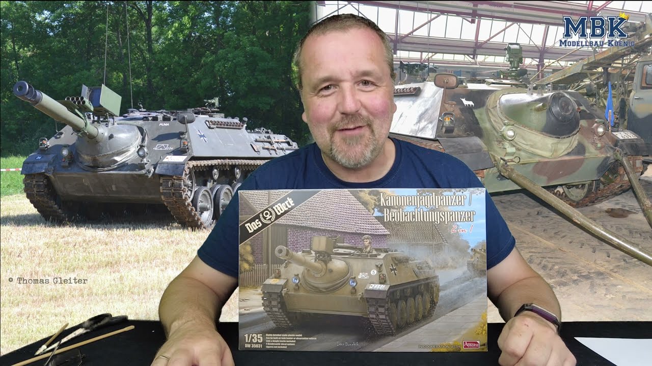 MBK packt aus SPEZIAL - 1:35 90mm Kanonenjagdpanzer / Beobachtungspanzer (Das Werk DW35031)