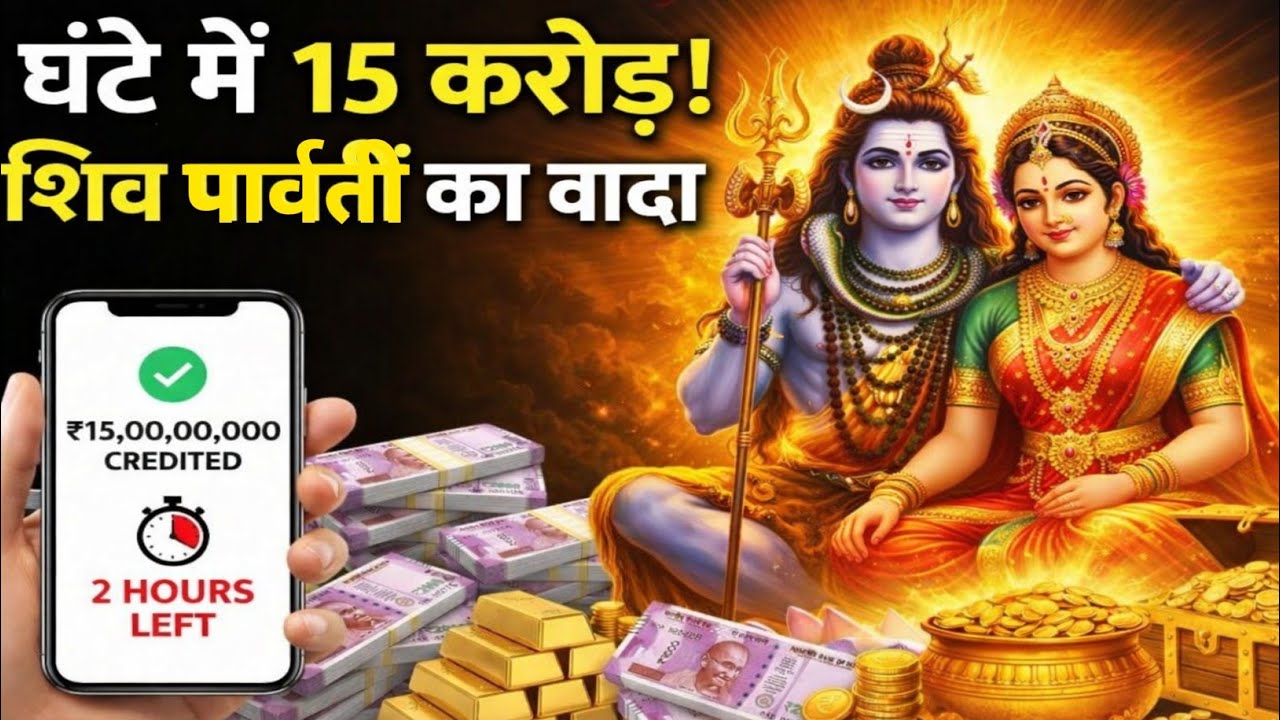 2 घंटे में 15 करोड़। आ सकते हैं एक बार अवश्य सुनो शिव पार्वती मंत्र@LAXMIVANI12#motivation #laxmimaa