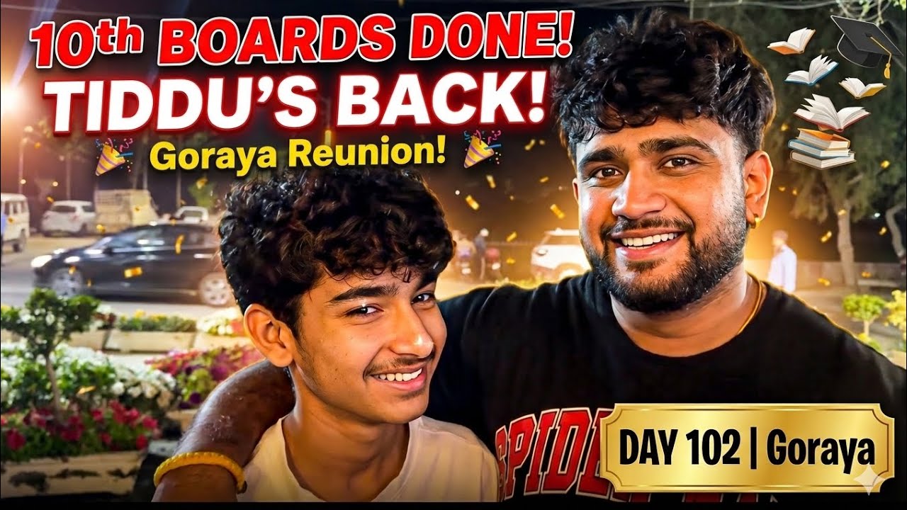 Free from Books! 📚 Tiddu Comes to Goraya After 10th Boards | Vlog 102