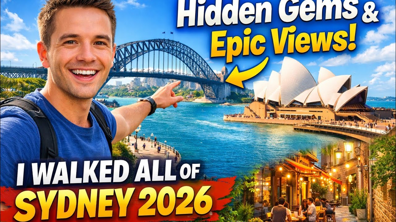 I Walked All of Sydney 2026 – Hidden Gems & Epic Views You’ve Never Seen!