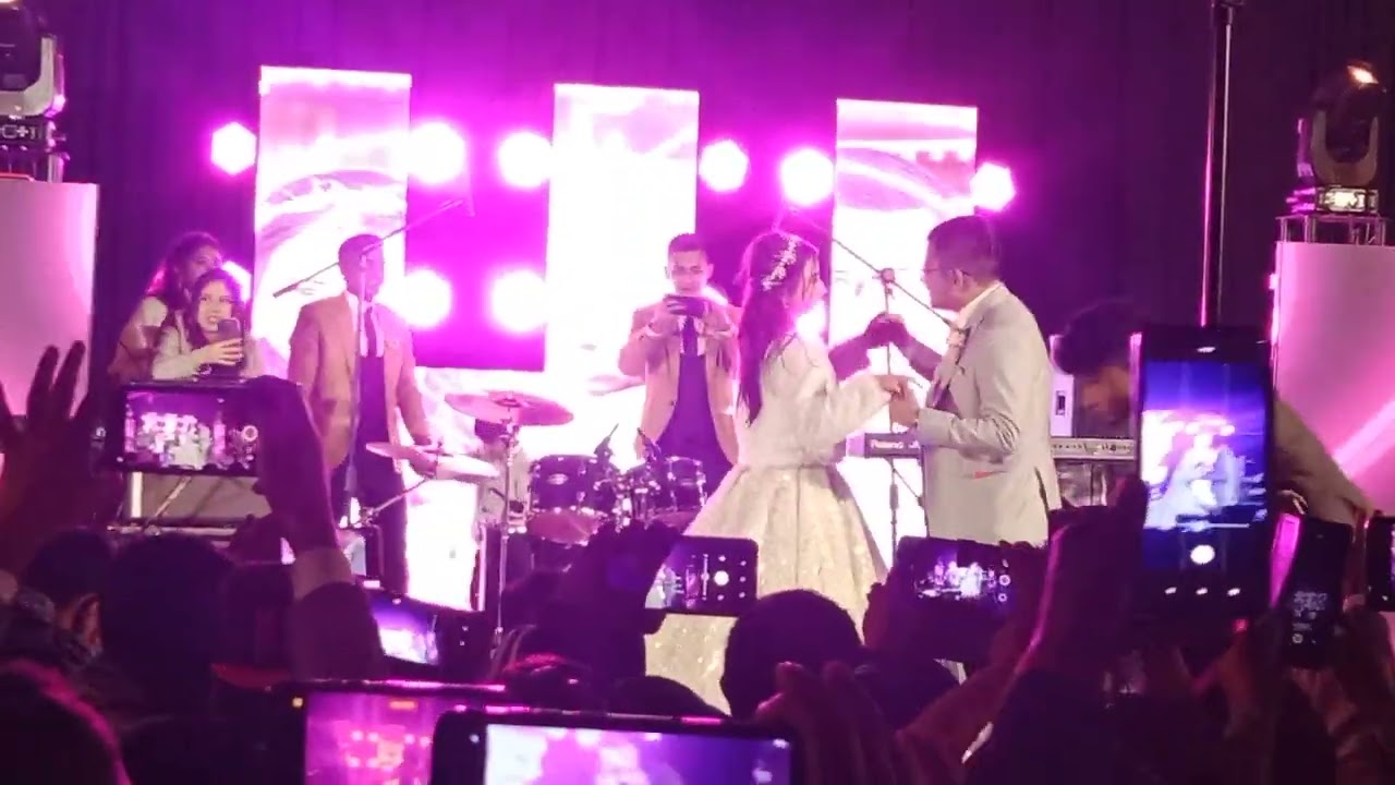 Sports Minister Shakliar warjri and Shirley Langstieh Wedding Dance performance