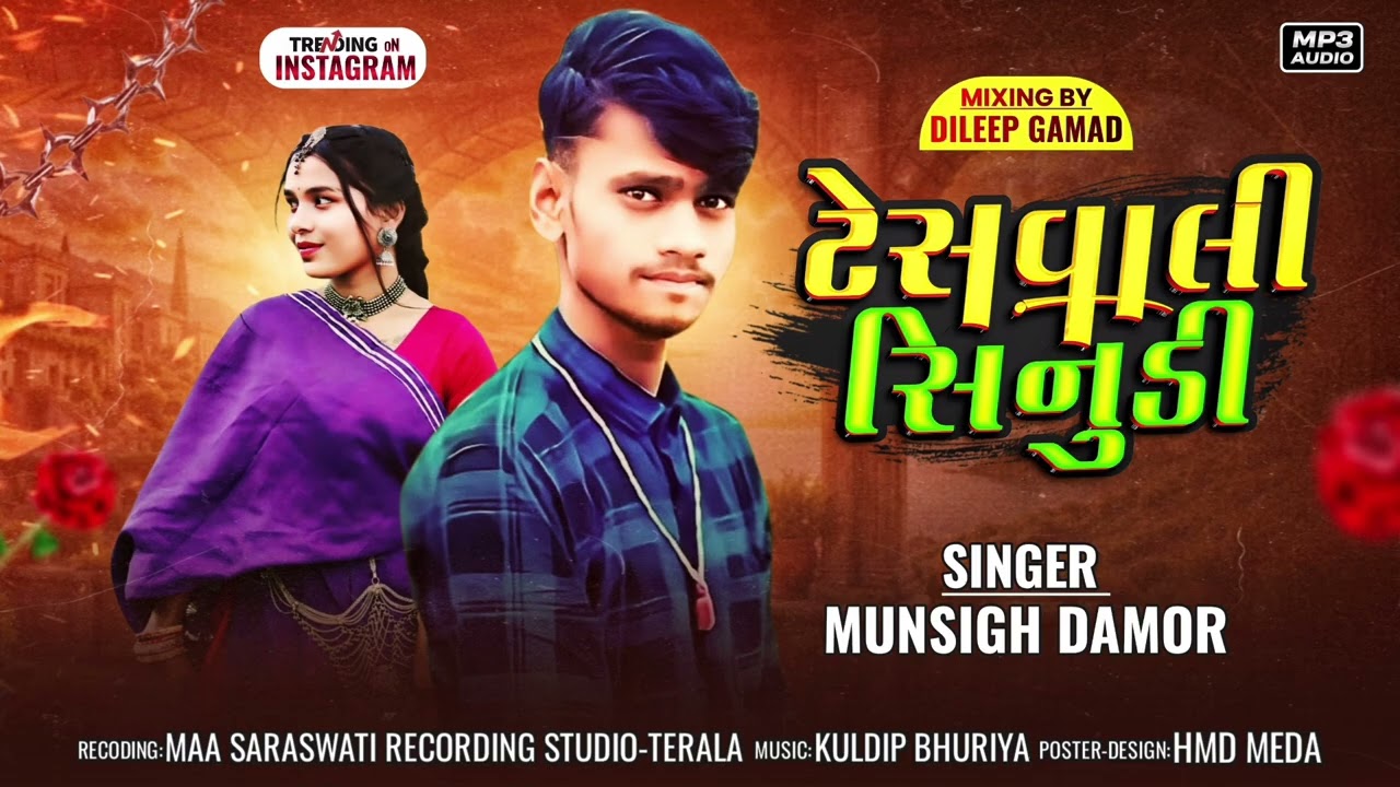 SINGER MUNSIGH DAMOR || ટેસવાલી સિનુડી ||  MAA SARASWATI RECORDING STATUS TIRLA TREDING SONG 2026  🎧