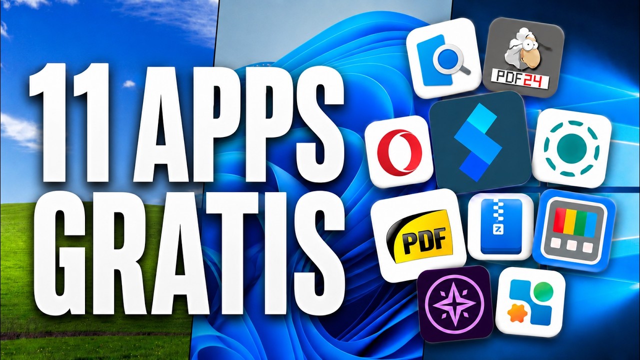 11 apps GRATIS que Windows deber&iacute;a traer y no trae 👀