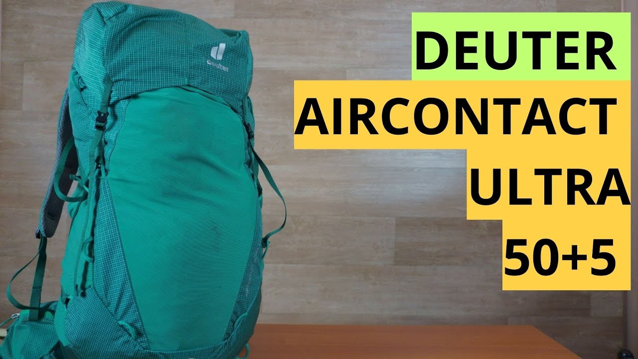 Recensione Deuter Aircontact Ultra 50+5 | Lo ZAINO DA TREKKING ULTRALIGHT di Deuter